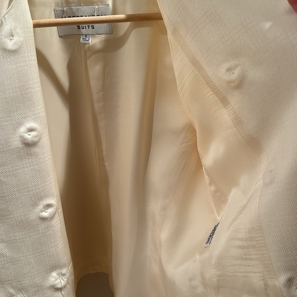 Vintage Albert Nipon Cream Jacket 6 - Picture 8 of 8